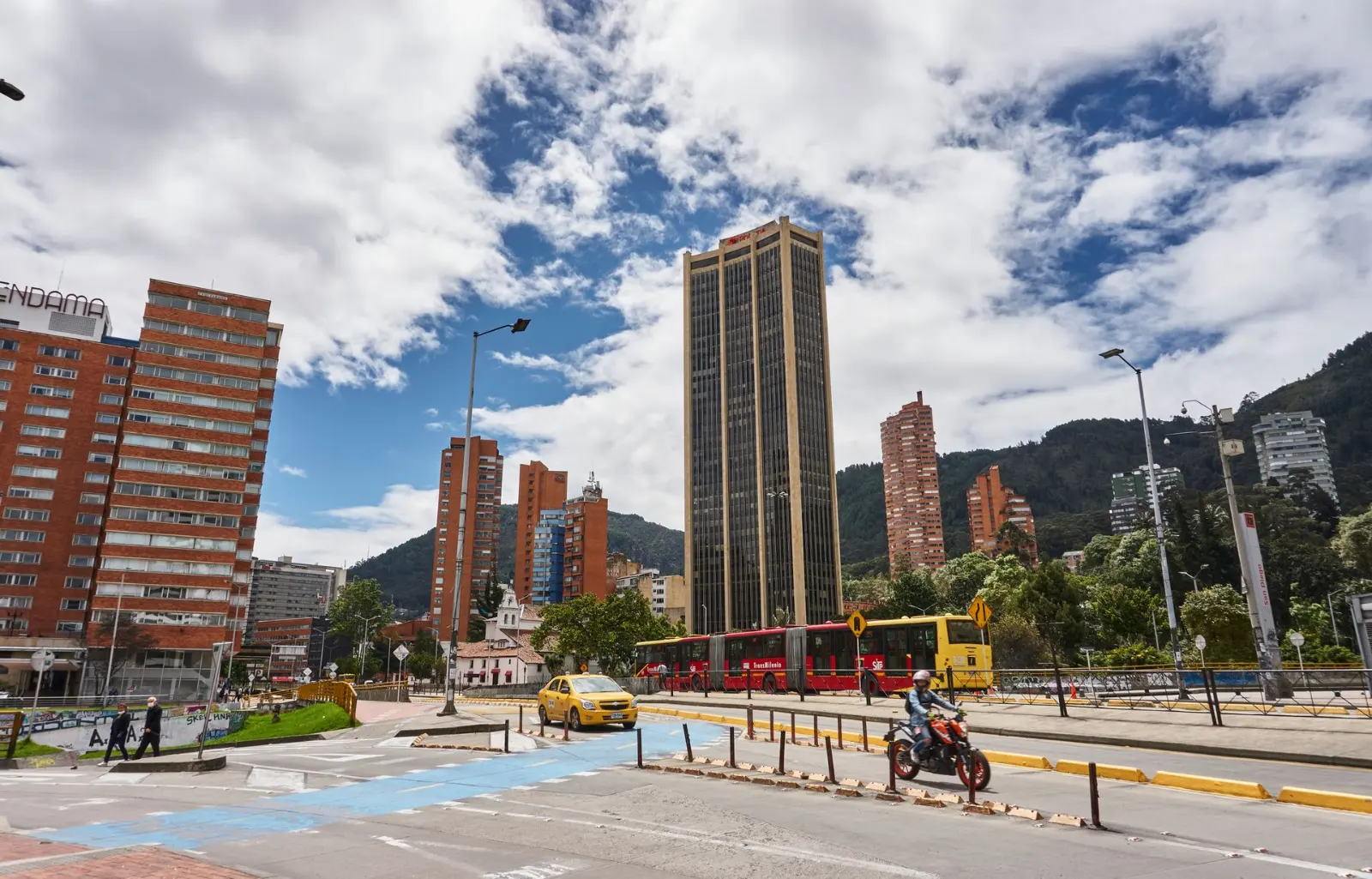 Calle del centro de Bogotá